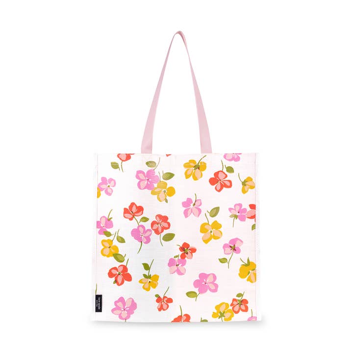Grocery Tote, Spring Pansies for wholesale by Kate Spade New York by Lifeguard Press