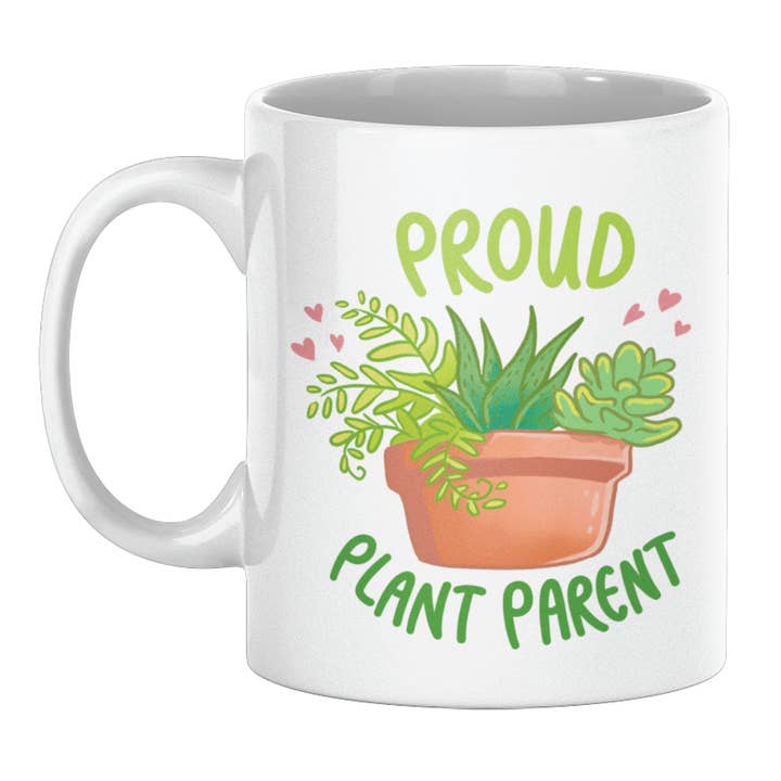 Proud Plant Parent Mug for wholesale by Lucky Mfg. Co.