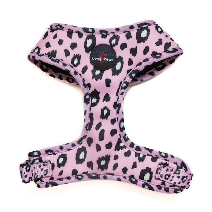 Harnais pour chien Funk The | Pink Leopard pour la vente par Long Paws