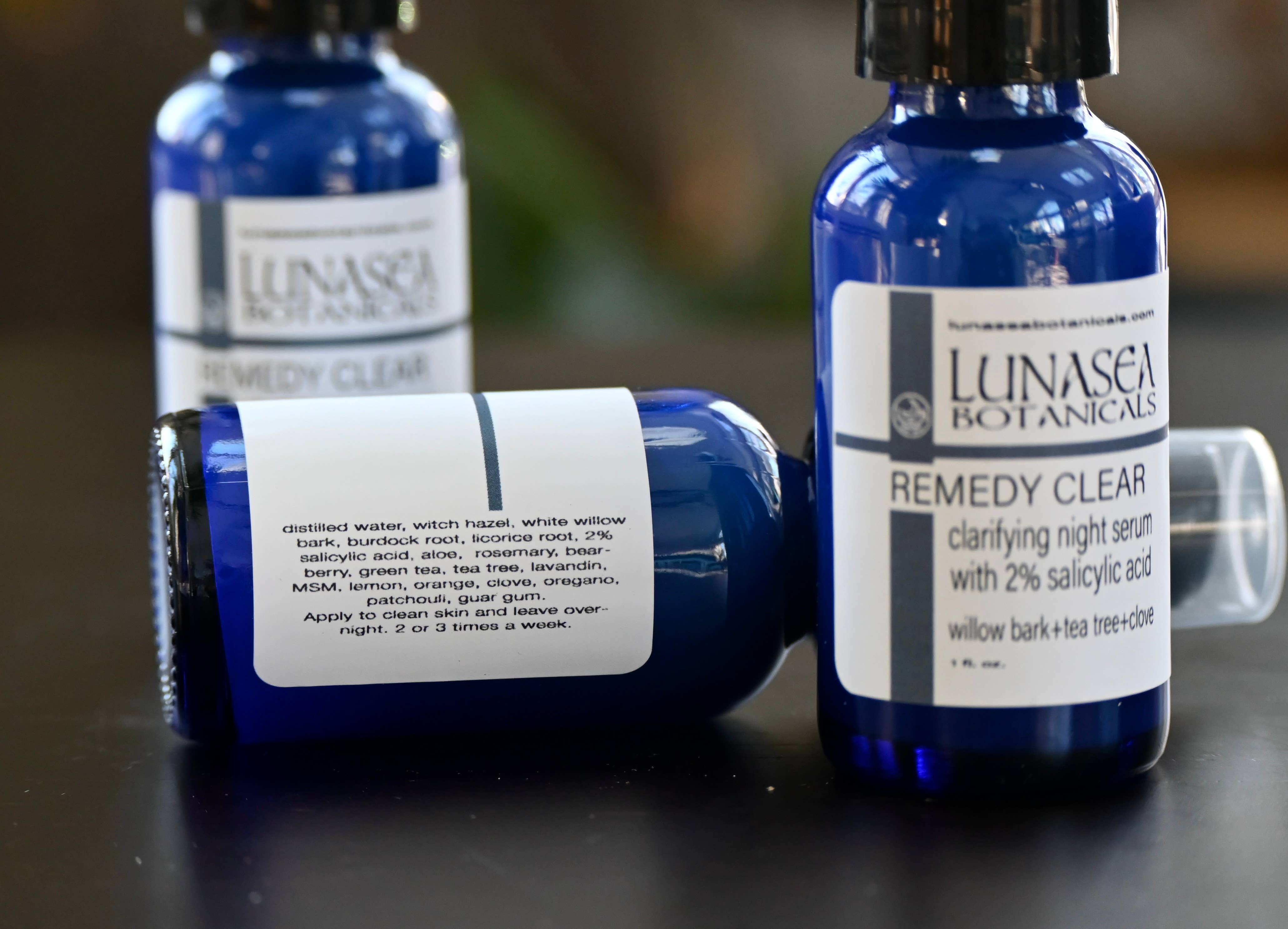 lunasea botanicals – wholesale Facial serum/concentrate – Remedy 2%Salicylic Acid Clarifying Night Serum1