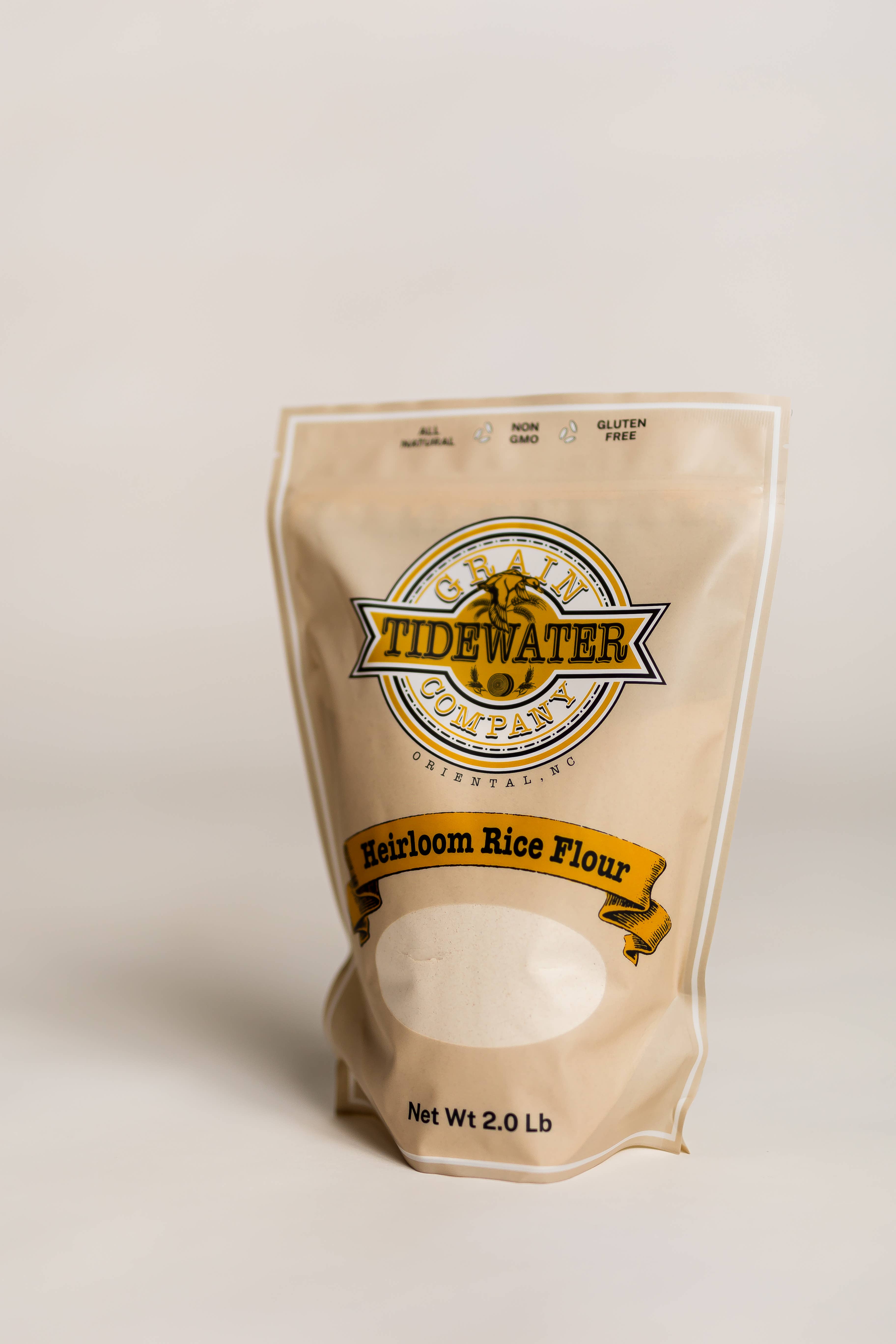 Tidewater Grain Company – Engroshandel Rismel – Arvestykke rismel - 2 lb Stand Up Pouch Bag