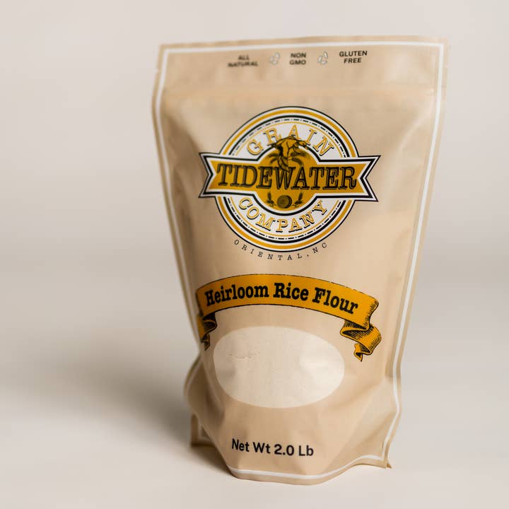 Tidewater Grain Company - Wholesale Rice Flour - Heirloom Rice Flour - 2lb Stand Up Pouch Bag