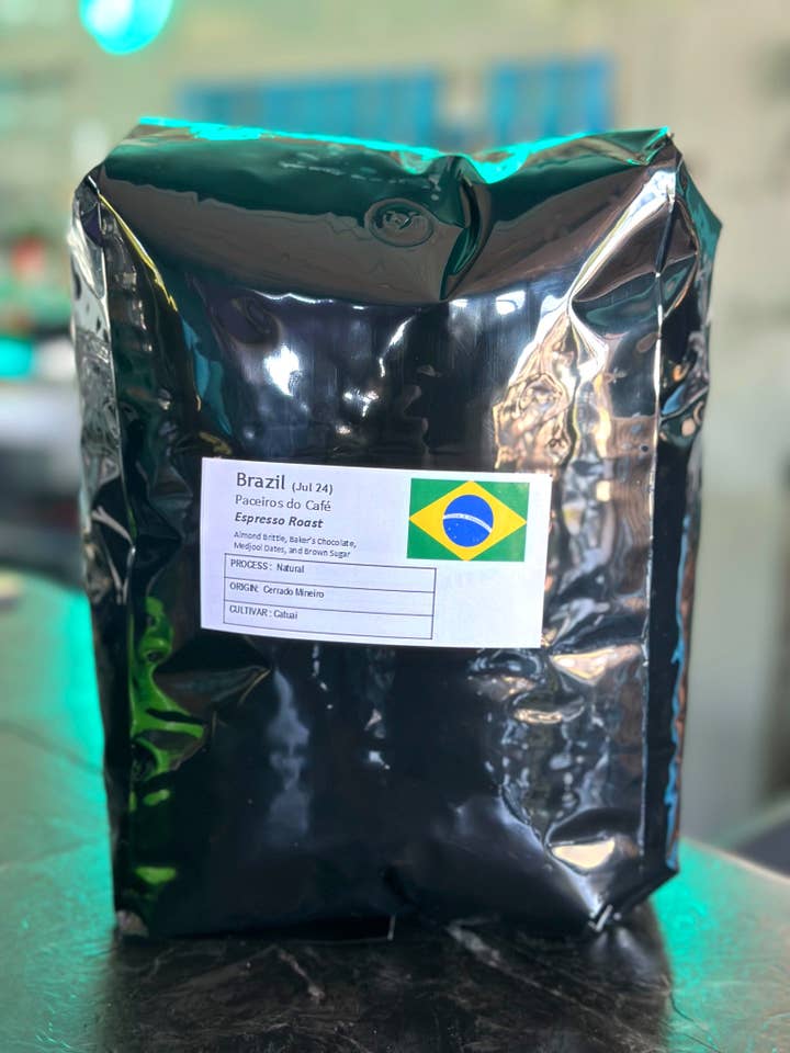 Bulk Artisan Coffee by The Peacock — Brazil | Espresso Roast for wholesale by The Peacock