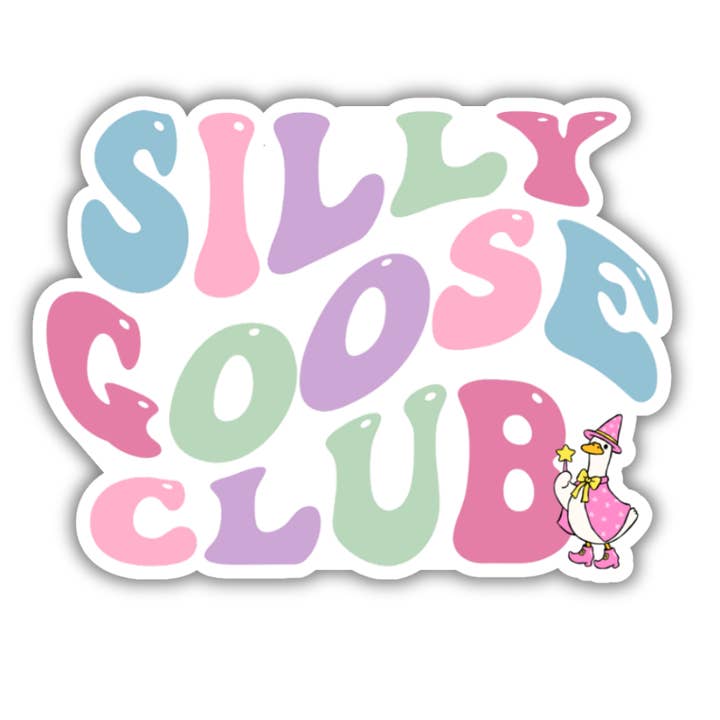 Silly Goose Jumbo Sticker for wholesale by Paper Crane Shop
