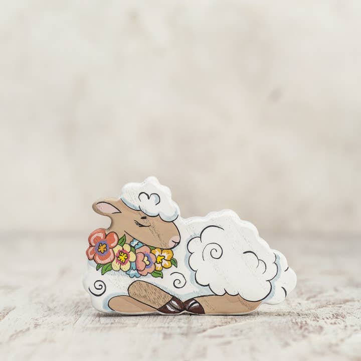 Easter Lamb Easter gift Easter decor for wholesale by Wooden Caterpillar Toys