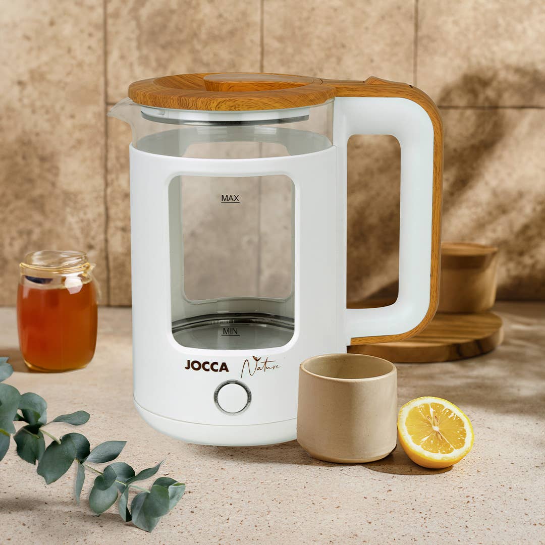 JOCCA – Großhandel Wasserkessel – Elektrischer Wasserkocher 1,8L Nature Line Weiß3
