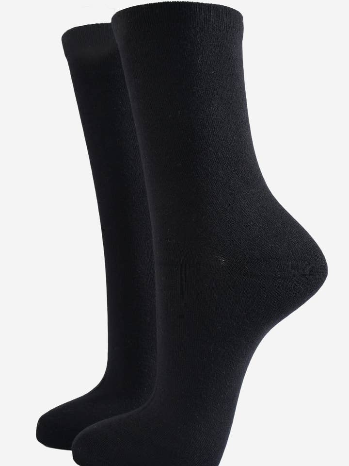 Bambu Strumpor för Kvinnor - Svart för wholesale av Sock Talk