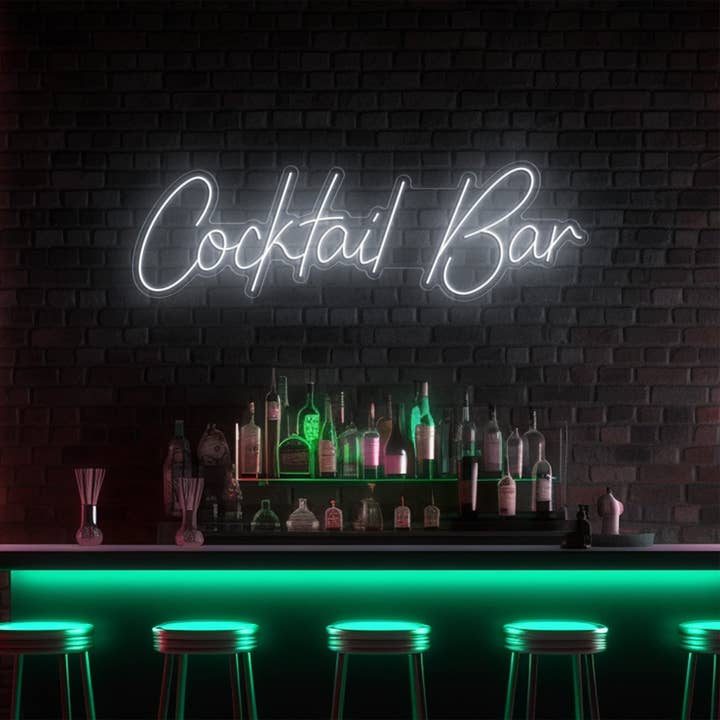 Cocktail Bar LED Neon Sign for wholesale by BeNeonUnicorn