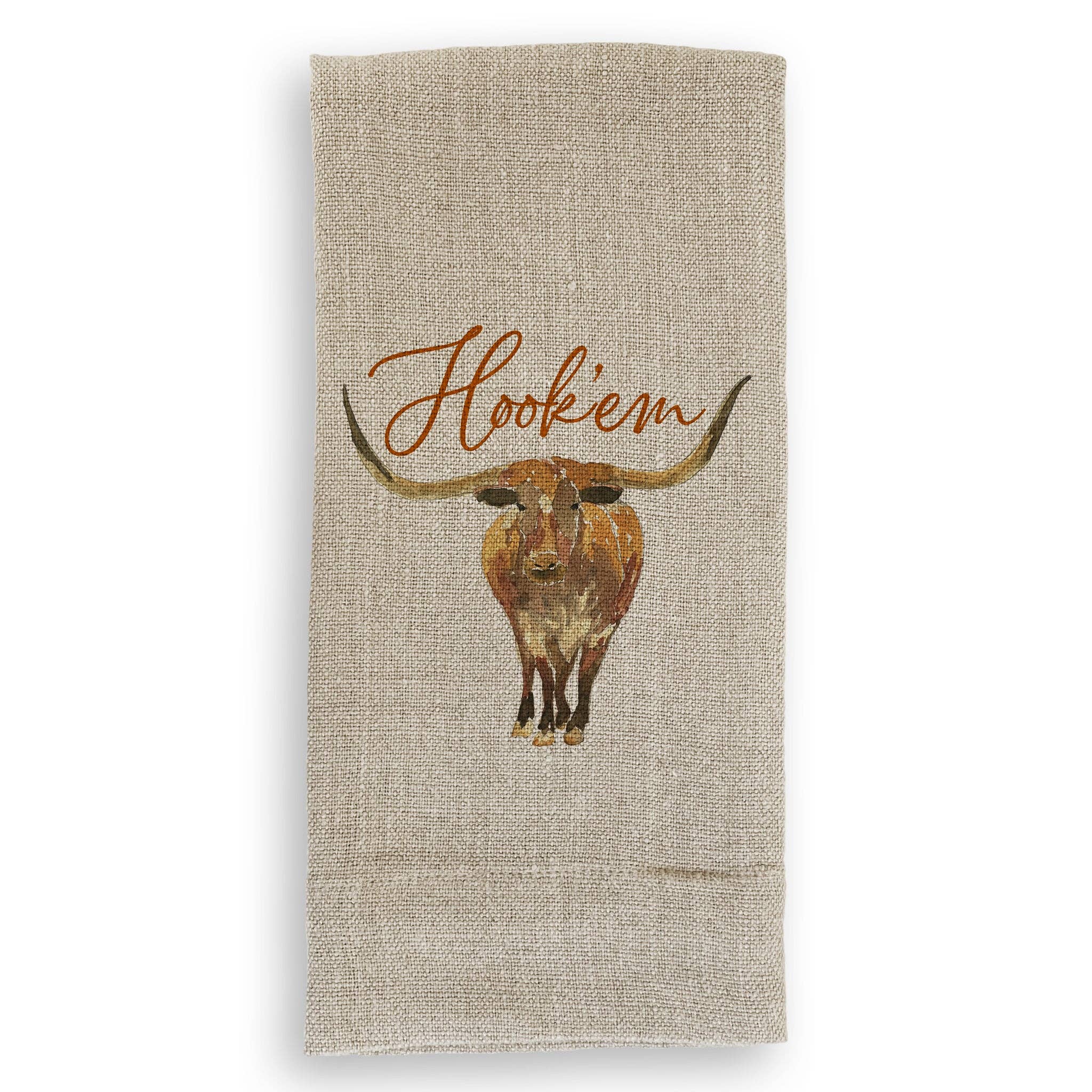 French Graffiti - Wholesale Tea Towel - Longhorn1