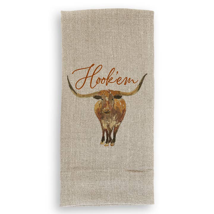 French Graffiti - Wholesale Tea Towel - Longhorn1