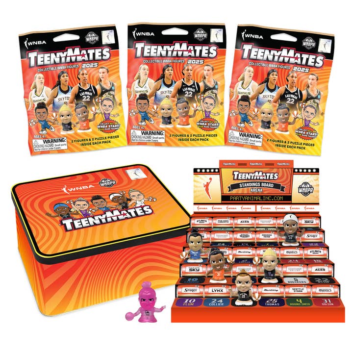 TeenyMates WNBA Collector Tin Series 2025 for wholesale by Party Animal, Inc.