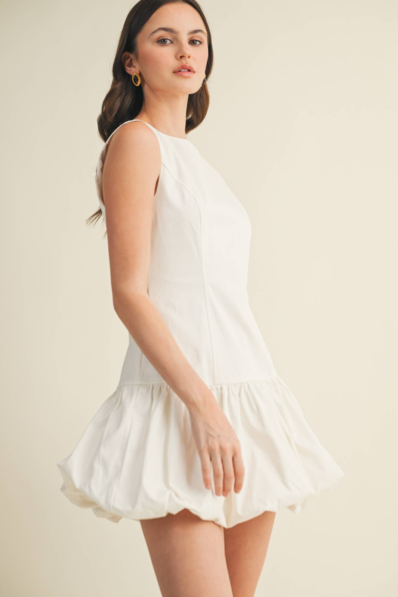 Mustard Seed - Wholesale Dress - Women's - BALLOON HEM SLEEVELESS DRESS3