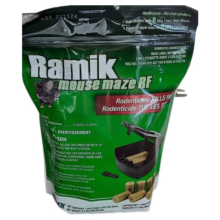 RAMIK REFIILABLE Mus- og rotte-labyrint RF for engroshandel hos RodenticideCanada.com