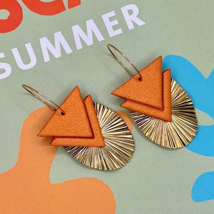 DUESTELLE ITALIA – wholesale Hängande örhängen – Michelle - Statement Geometriska Örhängen0