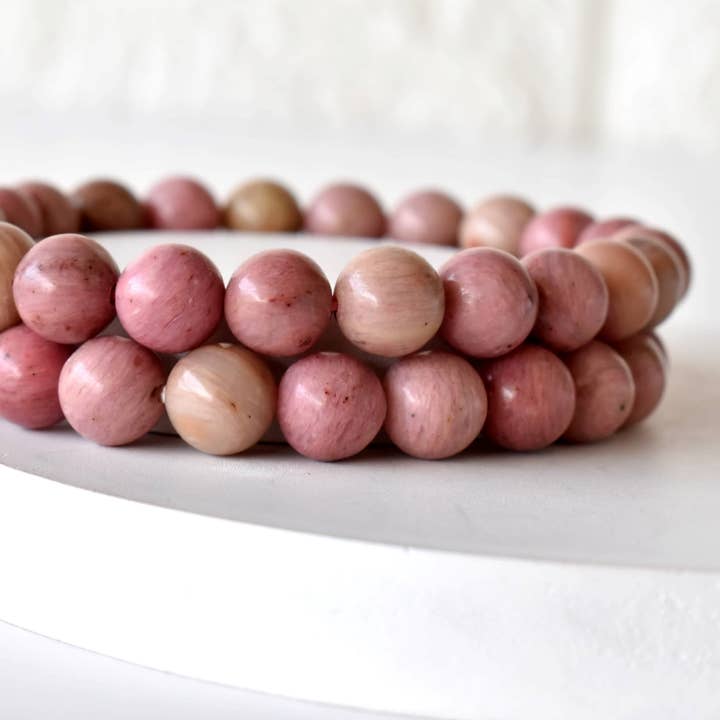 Soothing Crystals - Wholesale Beaded Bracelet - Healing Bracelet | Rhodochrosite | Gemstone Bracelet