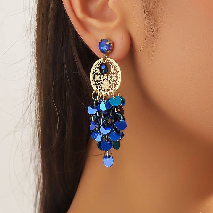 Ørestikker i guldmetal 25AHBOL012 for engroshandel hos Blossom bijoux