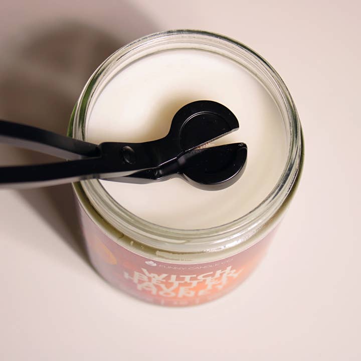 Funny Flames Candle Co - Les Creme - Wholesale Wick trimmer - Wick Trimmer - For Candle Care (Black)1