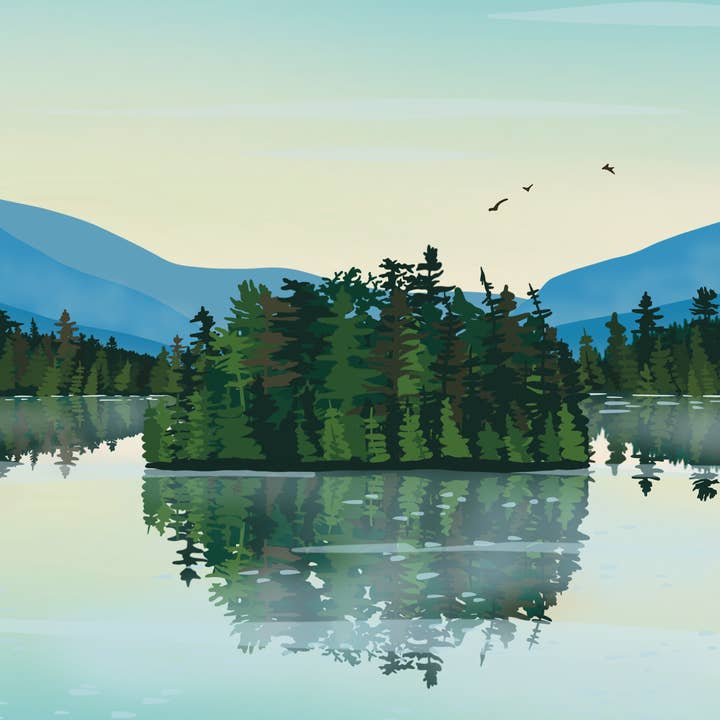 Boreas Design Shop - Wholesale Art Print - Lake George Landscape Print - Adirondacks, New York2