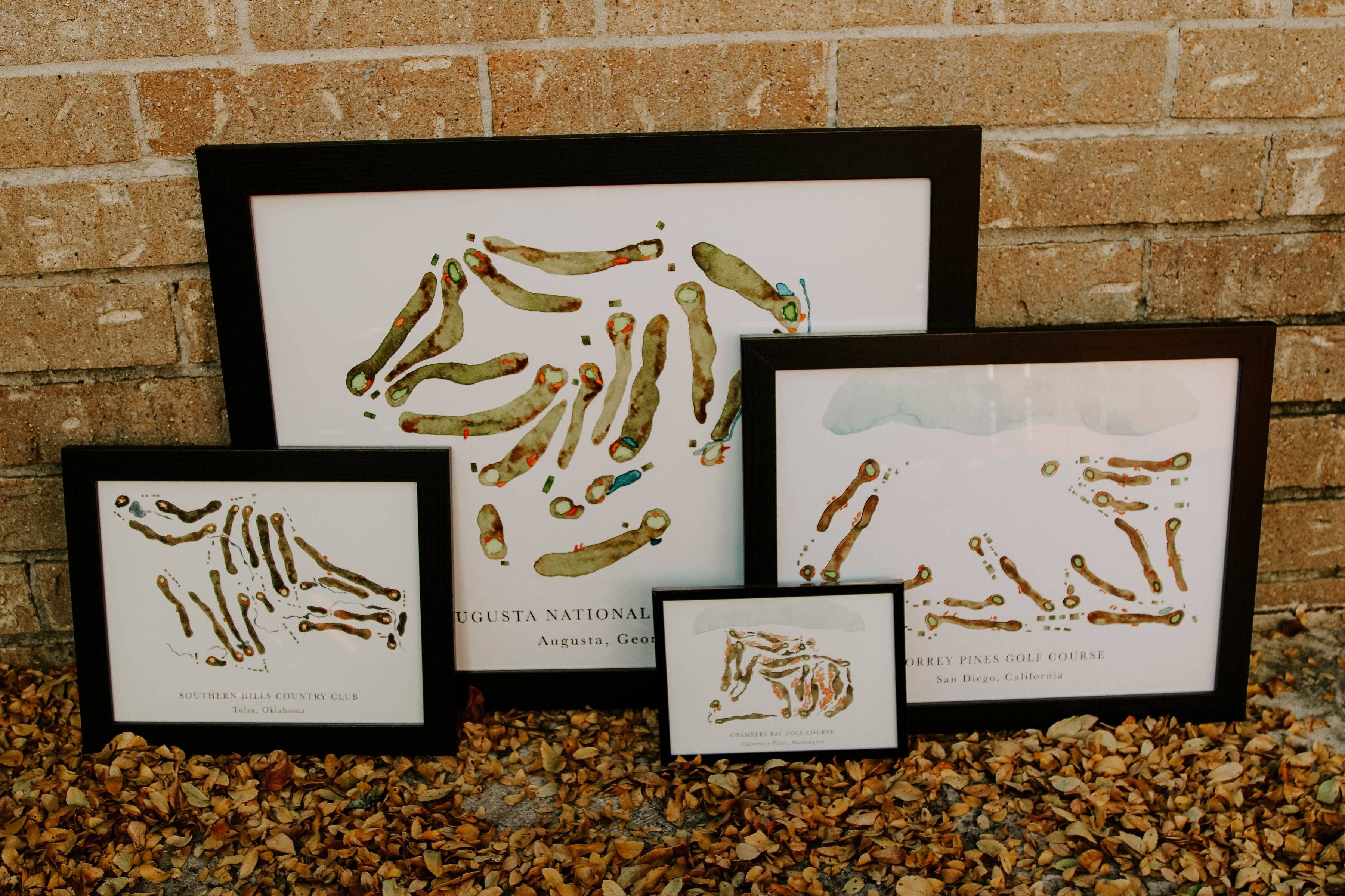 ally aiken design - Wholesale Art Print - Crown Colony Country Club Golf Print1