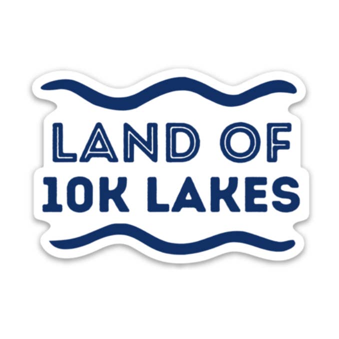 Land of 10K Lakes - Stickers for wholesale by Creative Compass