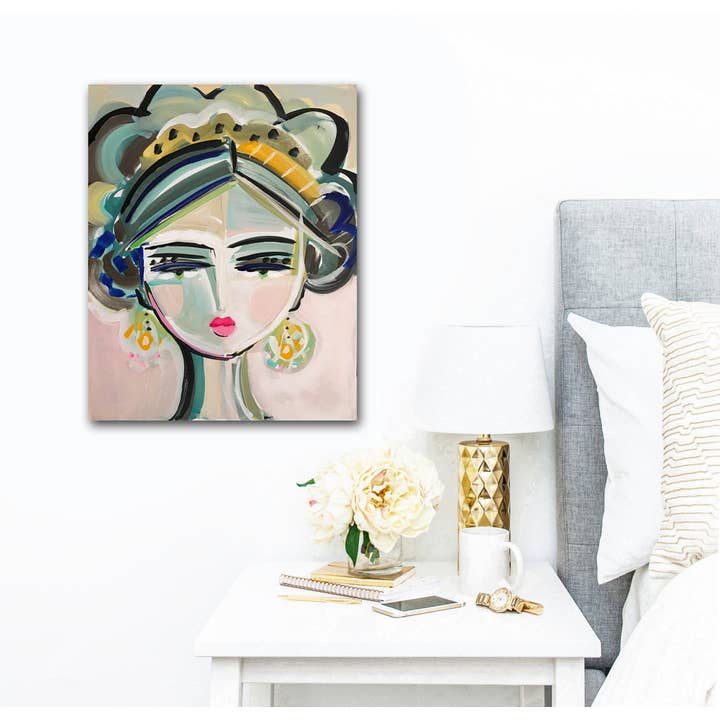 Maren Devine Art - Wholesale Art Print - Portrait Print on Paper, Warrior Girl "Lola"