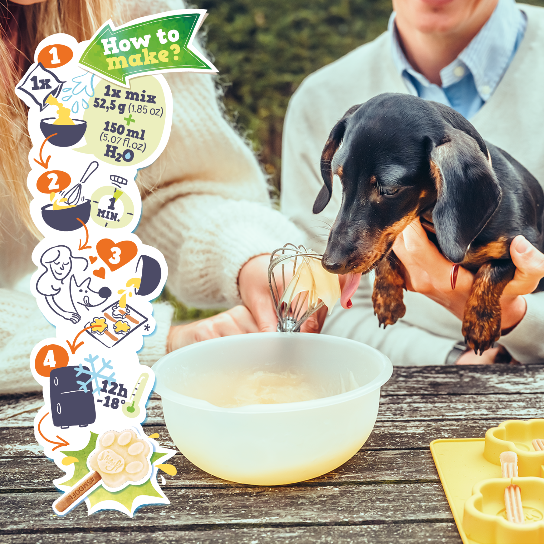 Smoofl - Vendita all'ingrosso Snack - Cani - Kit per cuccioli Smoofl per gelati per cani3