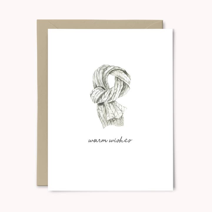 Varma önskemål Holiday hälsningskort för wholesale av Paper Swan & Co.