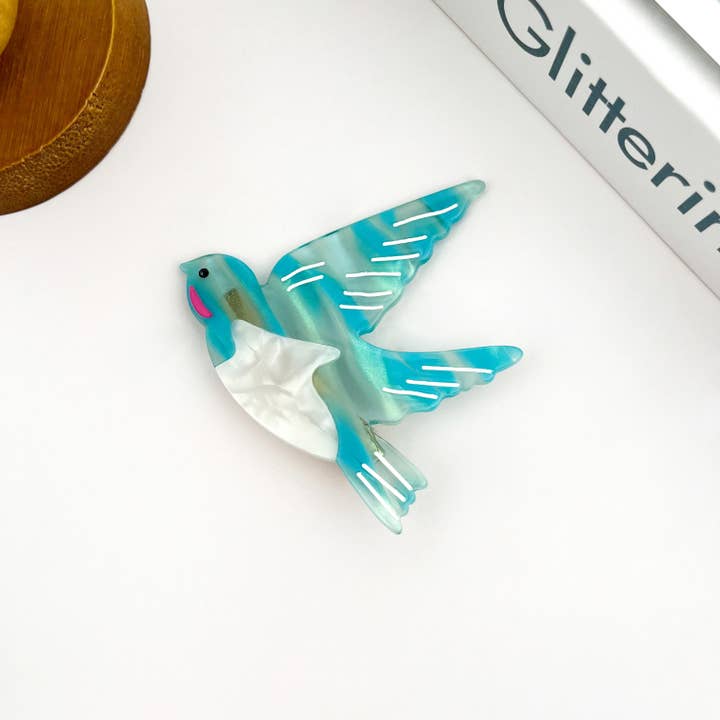 SoapElenGlen - Wholesale Hair Clip - Women's - Whimsical Animal Side Hair Clips, Alligator Barrette3