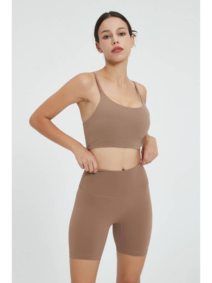 91thelabel - Wholesale Activewear Set - Women's - Esther Cami Top & Luna Short 2 Piece Activewear Set 7
