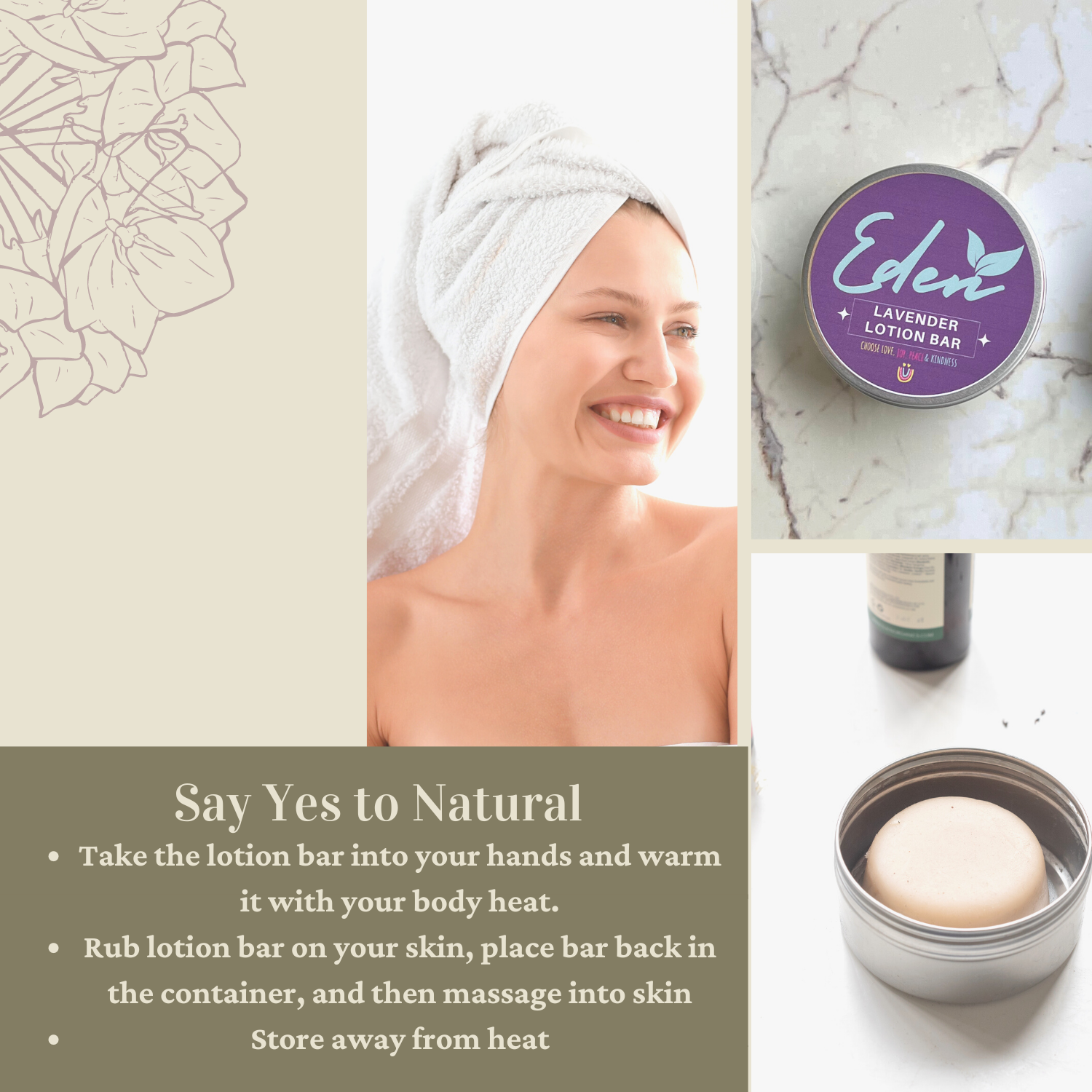 Eden Daily Essentials - Wholesale Solid Lotion - Lotion Bar - Fragrance Free4