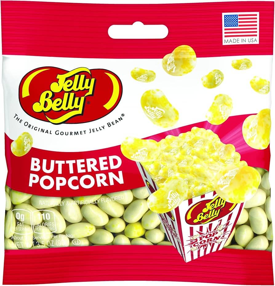 L&F Universal Goods - Wholesale Gummy - Jelly Belly Buttered Popcorn - 3.5 Oz - 12 CT