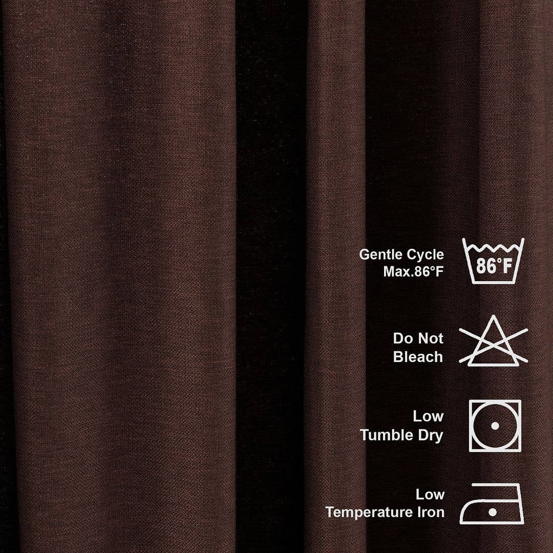 Bes Home Design - Wholesale Curtain - Extra Long Faux Linen Decorative  Custom Size Curtain42