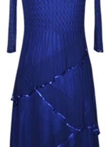 CAD13422SO - V-Neck Layered Drs for wholesale by Komarov