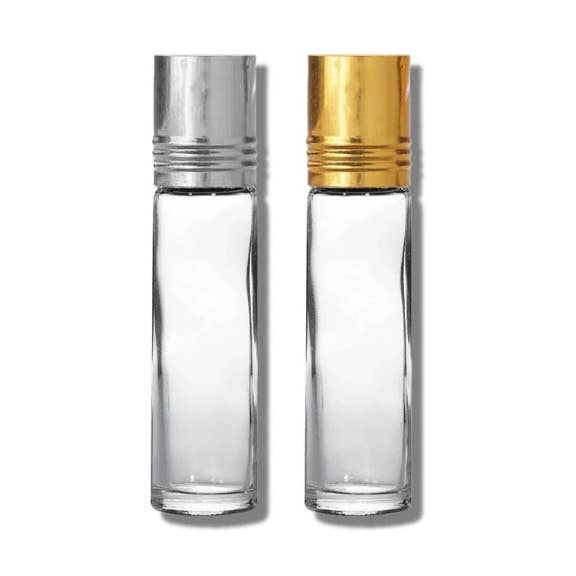 Flacons en verre à bille roulante avec bouchon 0,3 oz pour la vente par Aromachology