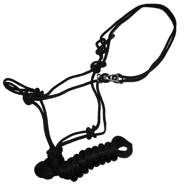 Smart Horse Gear - Vente Équipement d’équitation - Licol en corde Easy-On pour cheval avec longe détachable de 2,4 m5