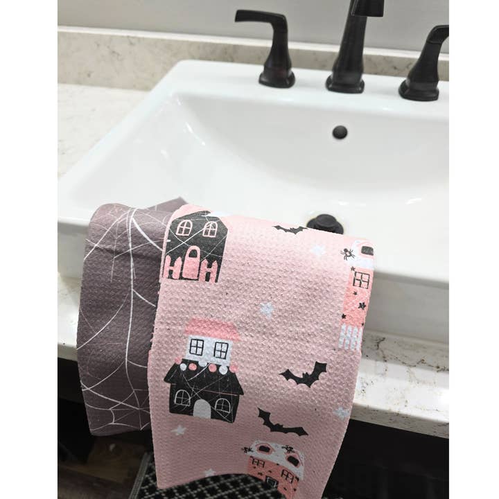 Sweetly Haunting Towel for wholesale by Berry Sweet Towels