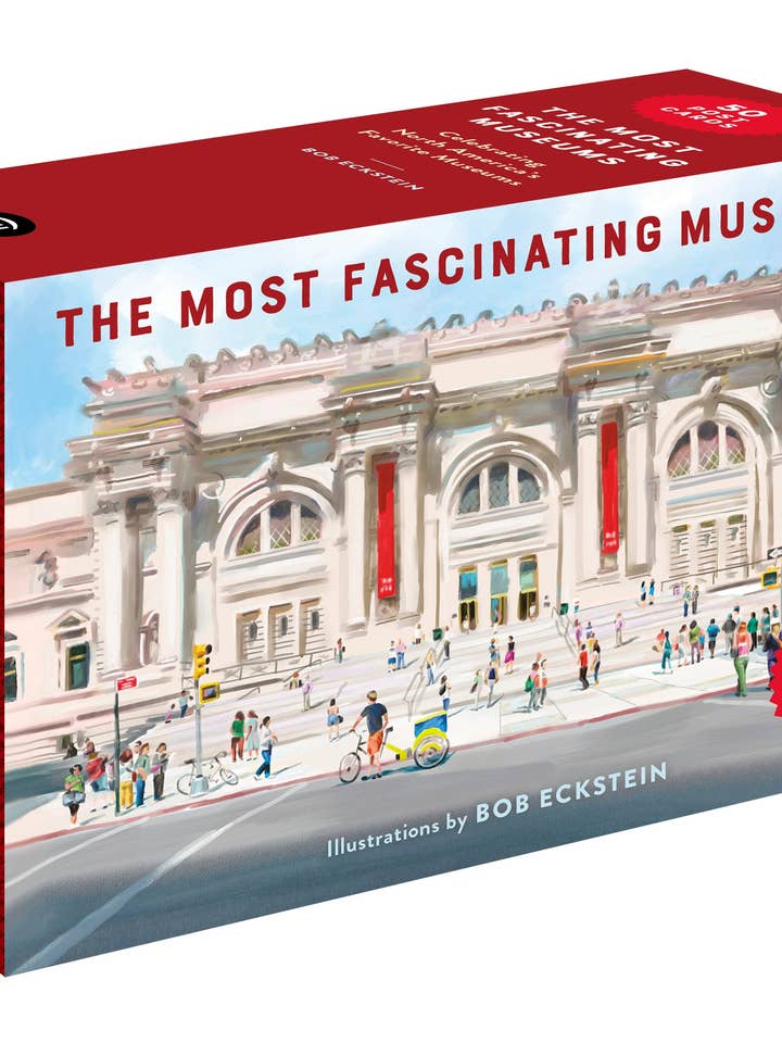 Most Fascinating Museums Postcards for wholesale by Chronicle Books