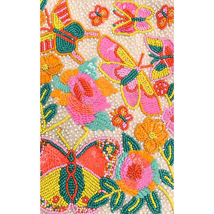 America & Beyond - Wholesale Tote Bag - Women's - Rainbow Wings Floral Tote