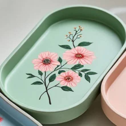 Priscila Leen Arts at Florida Soap Candle - Wholesale Jewelry Dish - Oval Concrete Resin Tray11