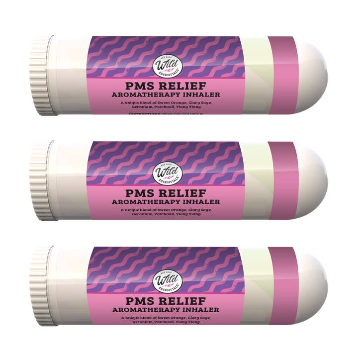 Aromatherapy Inhalers PMS RELIEF for wholesale by Wild Essentials