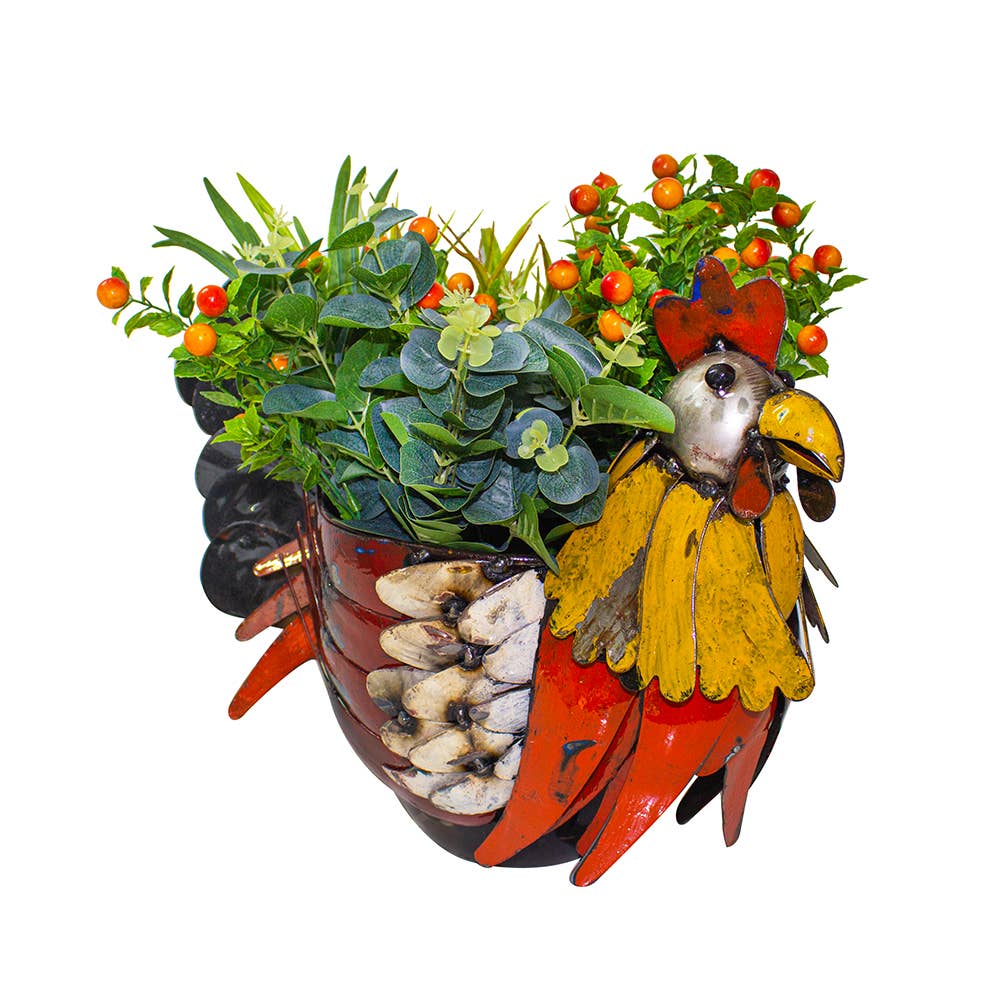 Think Outside - Wholesale Plant Pot - Hen Table Top Planter0