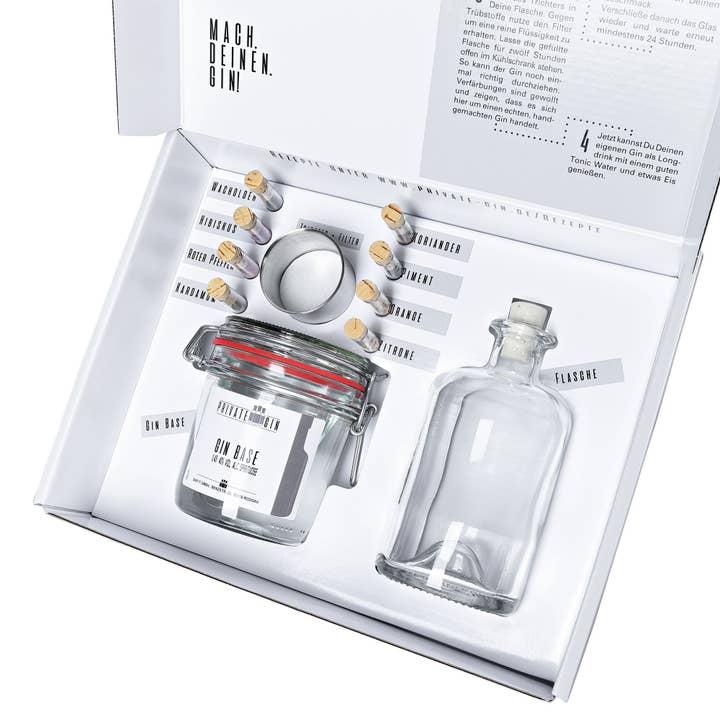 Bembel Gin, Private Gin, Hessisch Whisky, Superhero Spirits - Wholesale DIY Drink Kit - Private gin kit