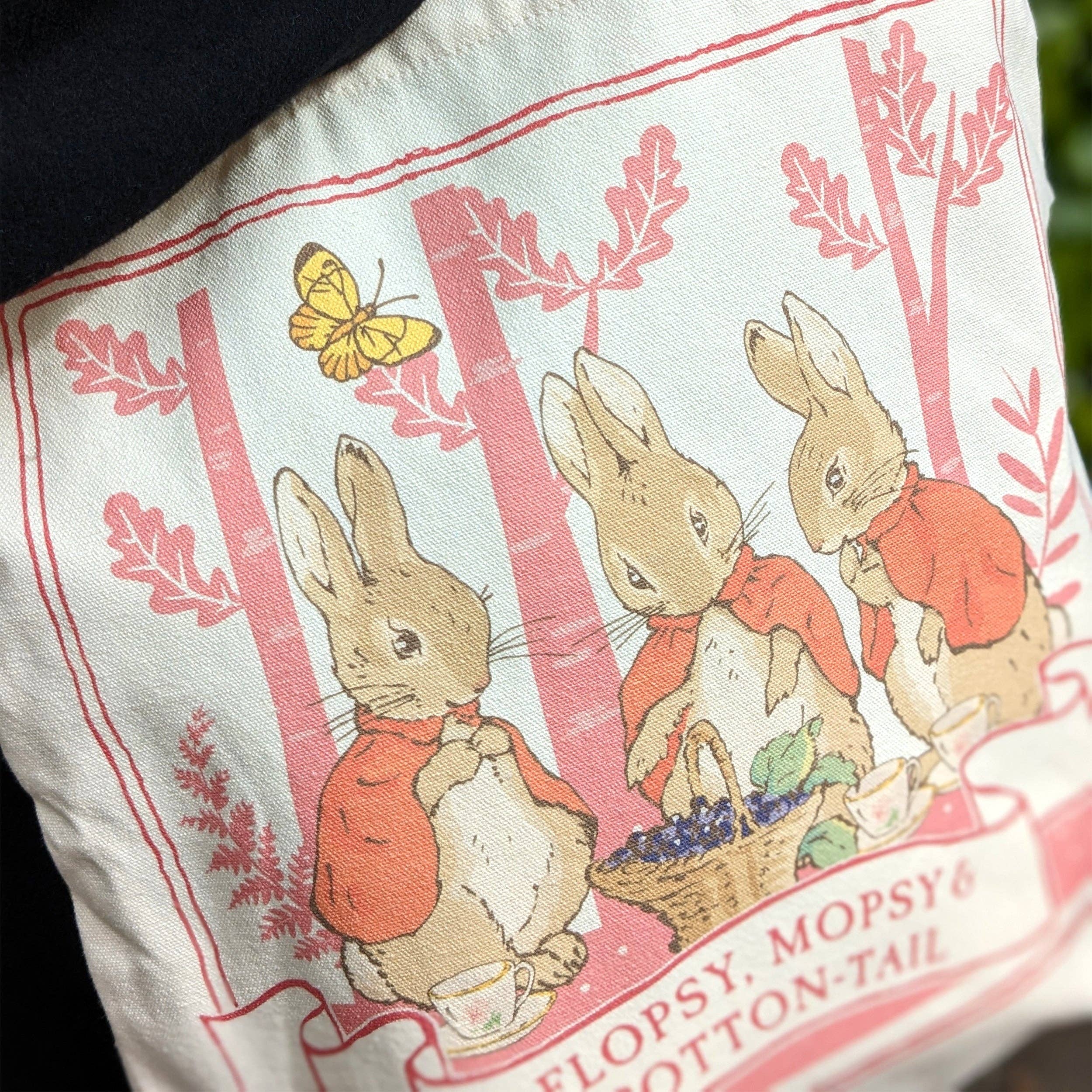 Robert Frederick Ltd – wholesale Tote bag – Women's – Beatrix Potter Flopsy Bunnies Tote Bag – Official Licensed Cotton Bag3