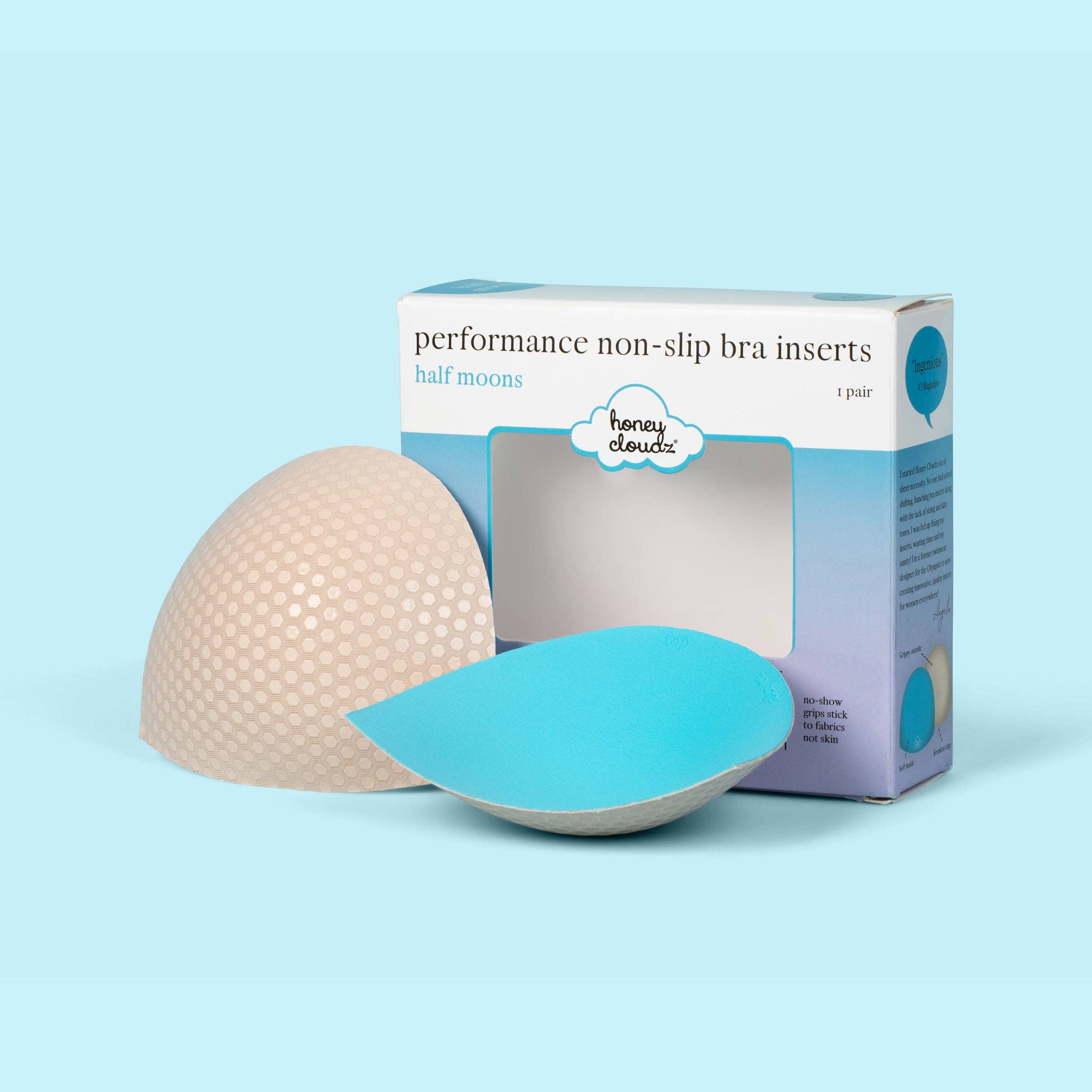 Honey Cloudz - Wholesale Bra Inserts - Women's - Half Moon Classic Bra Inserts0