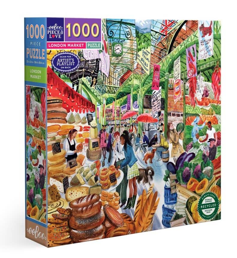 Bobangles - Wholesale Puzzle - Adult - eeBoo 1000 Pc Puzzle - London Market0
