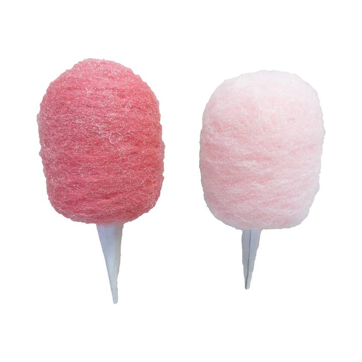 December Diamonds - Wholesale Ornament Set - 2 Asst Pink Cotton Candy Orn