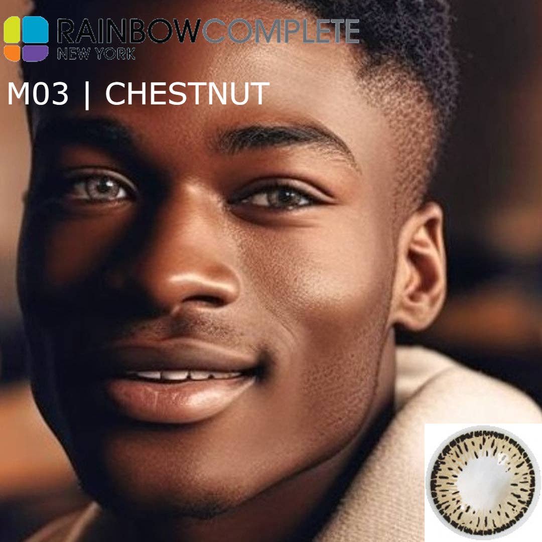 RAINBOWCOMPLETE - Wholesale Contact Lenses - RAINBOWCOMPLETE | Korean Color Contacts | M03 CHESTNUT0