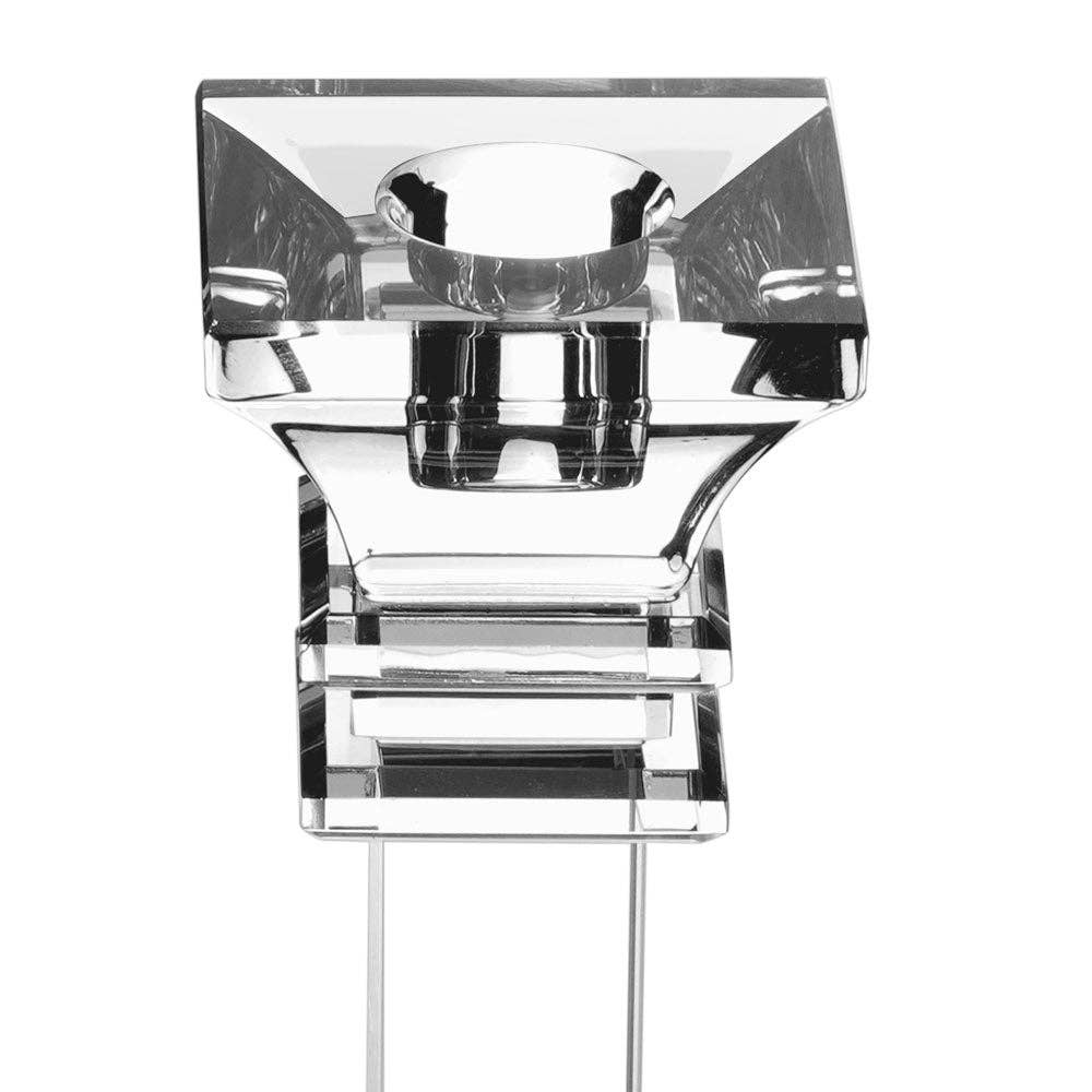 Boker-Tov Shalom - Wholesale Candle Holder - Set of 2 Crystal Taper Candleholder4