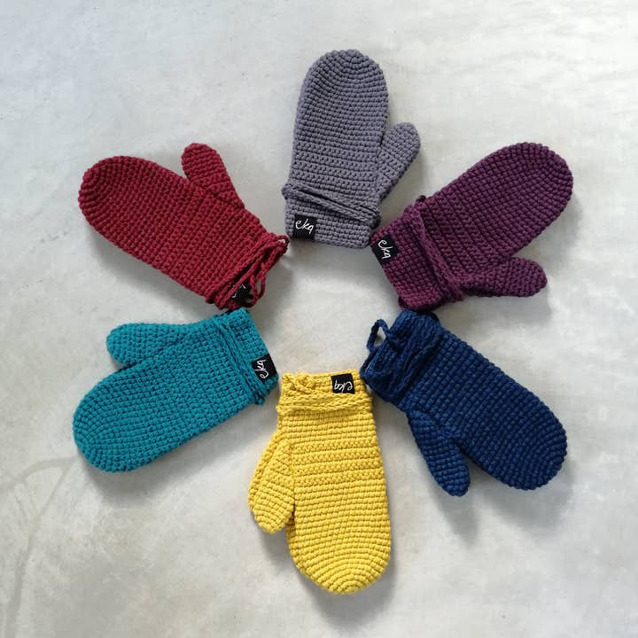 Manoplas en una cuerda - Algodón orgánico para venta al por mayor de EKA