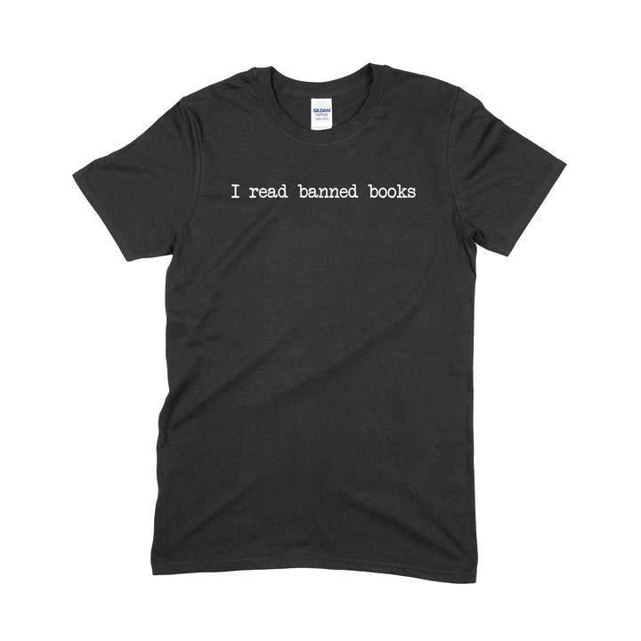 Bookish Endeavors – Großhandel T-Shirt mit Siebdruck – Unisex – Erwachsener: Ich lese verbotene Bücher0